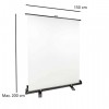 Roll-Up Background Screen FB-150200FW 150x200 cm White