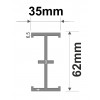 M001-30 - Rail longueur 3000mm - elfo