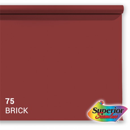 Rouleau de papier de fond - 75 Brick 1,35 x 11m