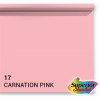 Rouleau de papier de fond - 17 Carnation Pink 1,35 x 11m