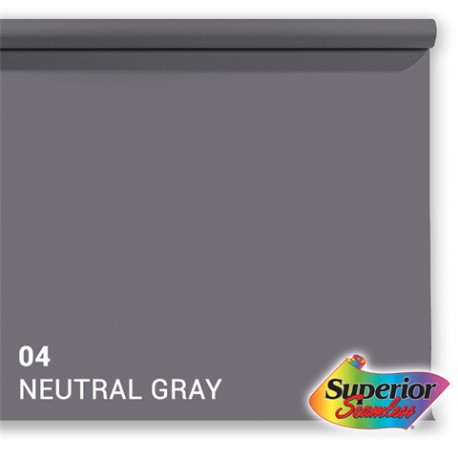 Rouleau de papier de fond - 04 Neutral Grey 1,35 x 11m