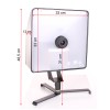 SKT03 - Système Photo d’identité, Bol beauté avec flash 120Ws et appareil photo Canon DSLR intégré
