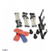 BE3 - Kit système de support pour 3 arrière-fonds - Etrier triple, 3x Expan - montage au mur/plafond (1 paire) - illuStar