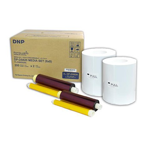 DNP 2 rouleaux de papier 15x 20cm (400 feuilles) pour DS620