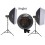 Kit Flash de Studio Photo - 2x FI-800D 800 Ws Affichage numériqe, 2x trépied 250cm, 2x boîte à lumière 80x120cm - illuStar