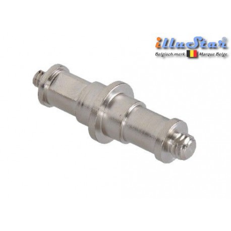 SPD4M8M - Spigot 5/8” double - 68mm (mâle 1/4" - mâle 3/8") - illuStar